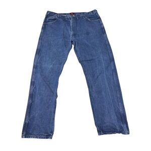 Wrangler 31MWZDN Relaxed Fit Mens Jeans Dark Wash Size 44x34